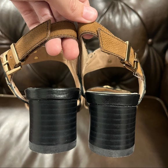 Mamzelle black/brown sandals size 36 - Picture 3 of 6